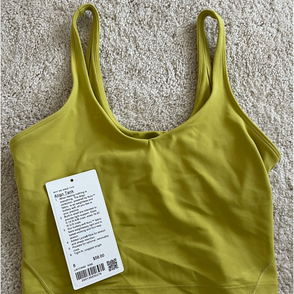 Lululemon Align Tank in Soleil